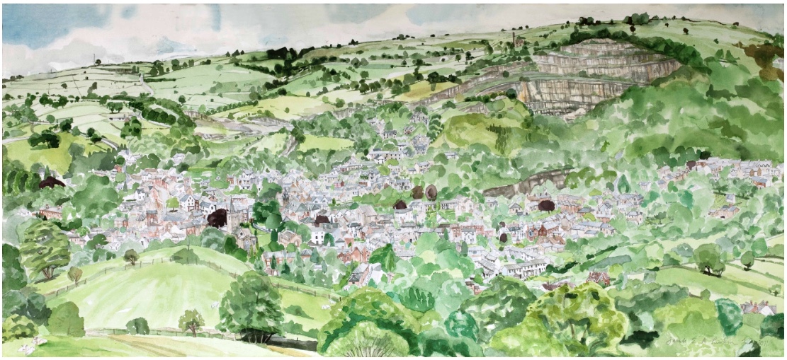 Sarah Parkin - Wirksworth town in the Summer