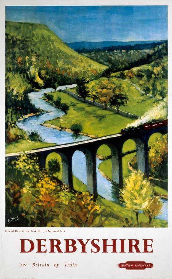 Derbyshire Monsal Head - Rail Prints