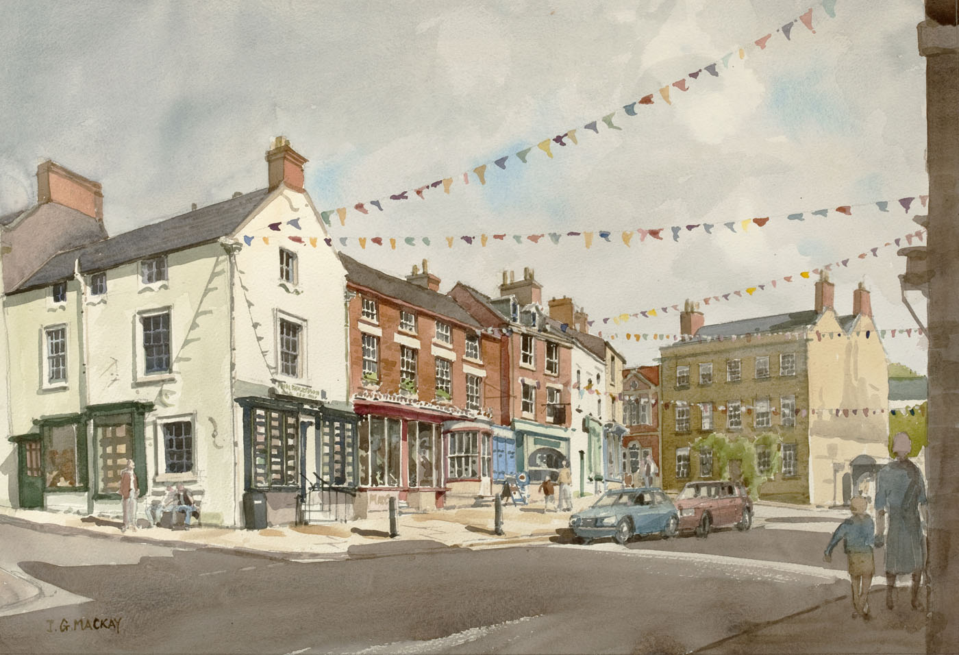 Market Place Wirksworth - Iain Mckay