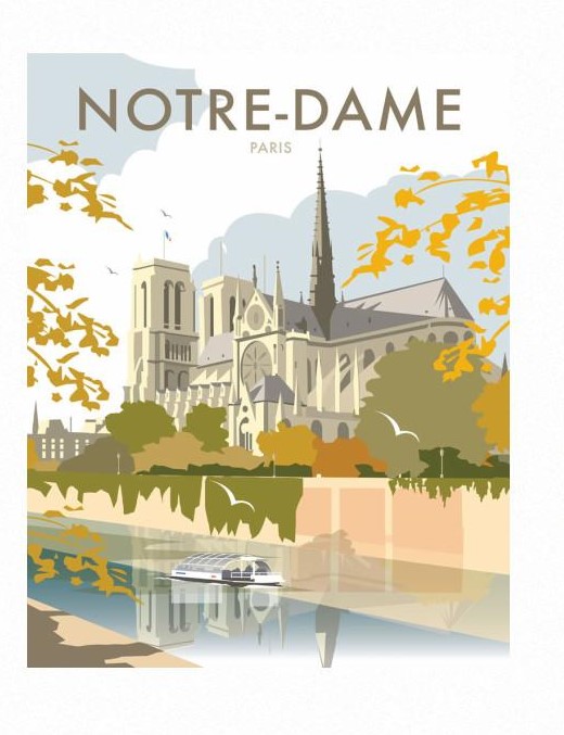 Notre Dame - Rail Prints
